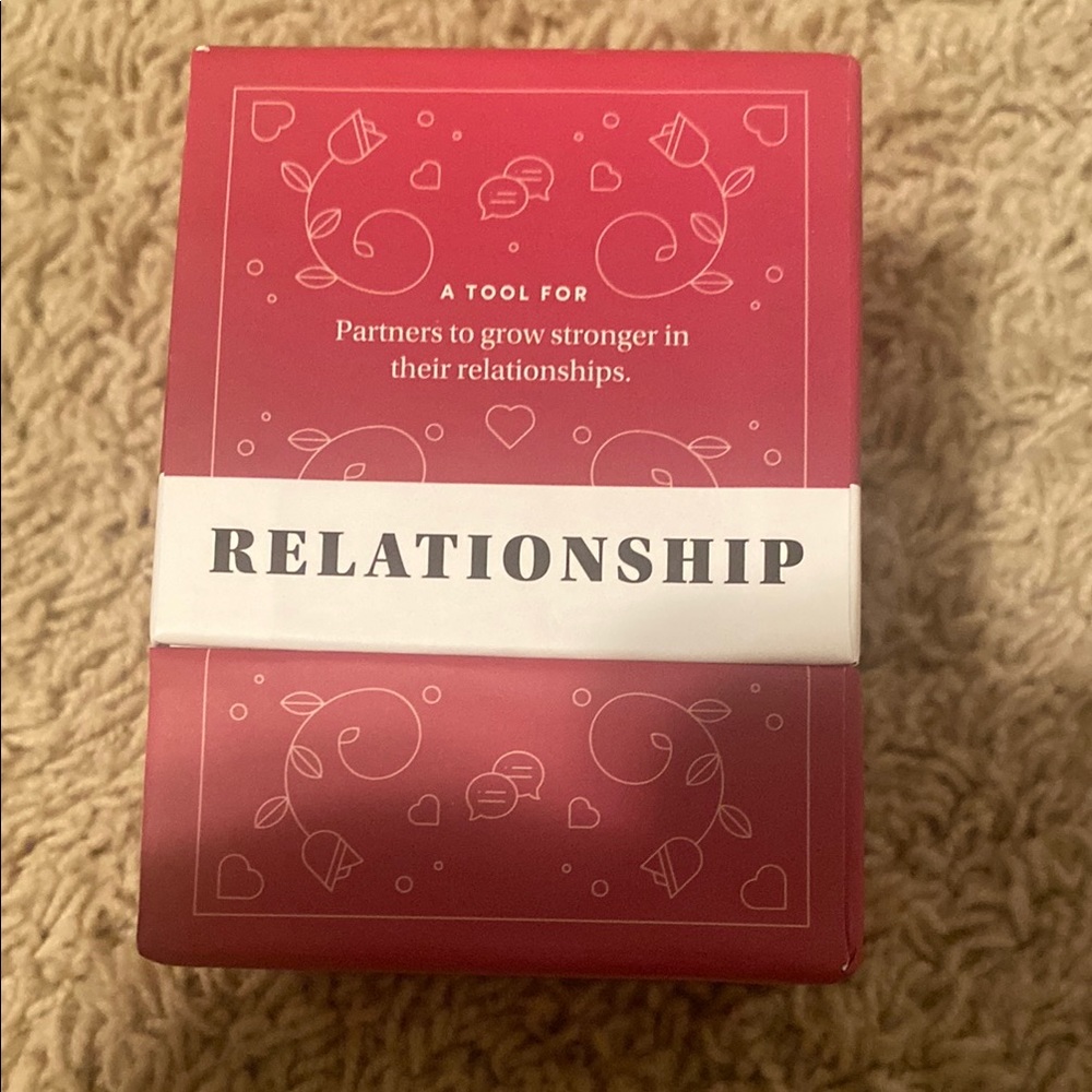 Relationship Card Game - Red